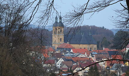 Gößweinstein: BasilikaForchheim & Fränkische Schweiz Kurz bevor ich Gößweinstein betrete, sichte ich bereits die Basilika.