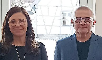 Förderung für den FSV Leutenbach: Ulrike Götz und Reinhardt Weber. Förderung für den FSV Leutenbach: Ulrike Götz und Reinhardt Weber.