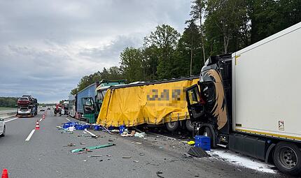 Schwerer Unfall auf A3 Schwerer Unfall auf A3