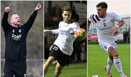 Neue Gesichter bei den Bruckern: Nach etlichen Abgängen am Saisonende verstärken unter anderem Sebastian Lindner, Simon Kreisel und Kevin Meyer (v.l.) ab Sommer den Landesligisten. Neue Gesichter bei den Bruckern: Nach etlichen Abgängen am Saisonende verstärken unter anderem Sebastian Lindner, Simon Kreisel und Kevin Meyer (v.l.) ab Sommer den Landesligisten.