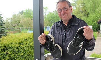 Statt ein- bis zweimal pro Woche möchte Norbert Gräbner künftig zwei- bis dreimal die Laufschuhe anziehen. Statt ein- bis zweimal pro Woche möchte Norbert Gräbner künftig zwei- bis dreimal die Laufschuhe anziehen.