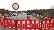 Brücke auf B22 in Richtung Strullendorf wird abgerissen Brücke auf B22 in Richtung Strullendorf wird abgerissen