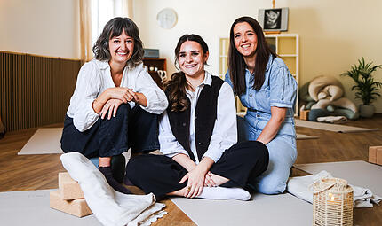 Frisch gepresst Haben sich den Traum einer gemeinsamen Hebammenpraxis in Bamberg erfüllt (von links): Stella Pitsch, Janina Augustin und Judith Gütlein