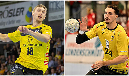 Prägten das Spiel des HSC Coburg im Rückraum: Arkadiusz Ossowski und Mikael Helmersson. Prägten das Spiel des HSC Coburg im Rückraum: Arkadiusz Ossowski und Mikael Helmersson.