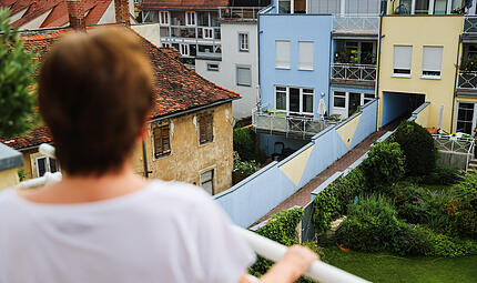 Anwohner in Bamberg sperren Durchgang in der Innenstadt Anwohner in Bamberg sperren Durchgang in der Innenstadt