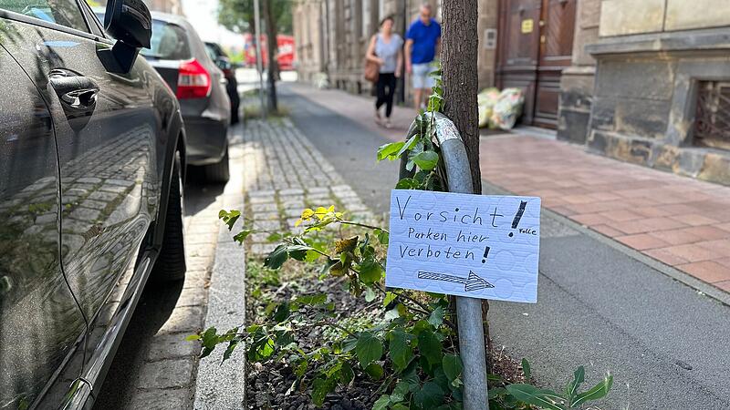 Knöllchen-Falle in Bambergs Friedrichstraße Knöllchen-Falle in Bambergs Friedrichstraße