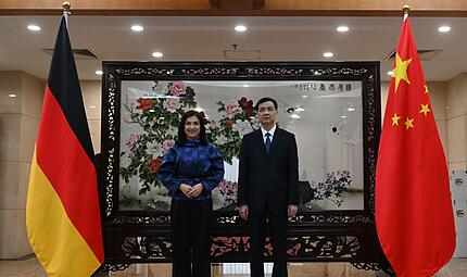 Wirtschaftsministerin Reiche in China Wirtschaftsministerin Reiche in China
