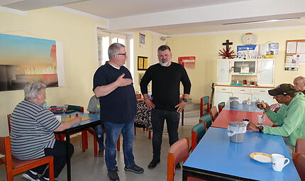 Peter Klein (l.) + Mario-Christian Schmidt Peter Klein (l.) + Mario-Christian Schmidt