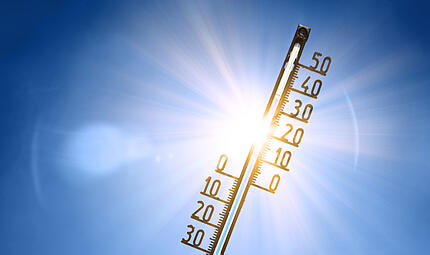 Sommerhitze 35 Grad auf dem Thermometer Sommerhitze: 35 Grad auf dem Thermometer - und es wurde noch heißer!