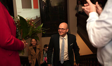 OB Dirk Vogel hat die Wahl in Bad Kissingen gewonnen. OB Dirk Vogel hat die Wahl in Bad Kissingen gewonnen.