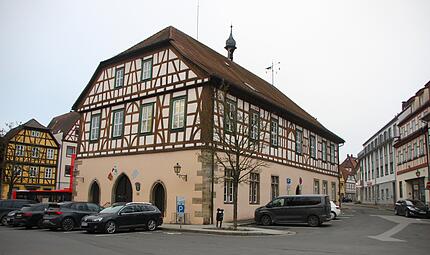 Das Rathaus in Münnerstadtadt Das Rathaus in Münnerstadtadt