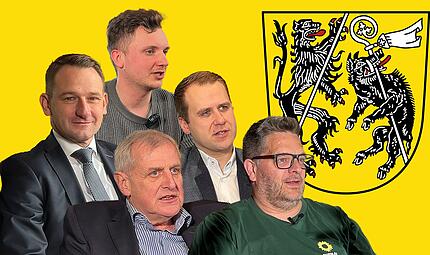 Landratswahl Bamberg 2026 - die Kandidaten und das Wappen Landratswahl Bamberg 2026 - die Kandidaten und das Wappen
