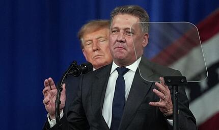 Gernot Döllner und Donald Trump Gernot Döllner und Donald Trump