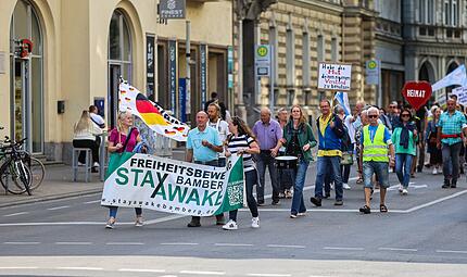Seit Corona-Pandemie zieht Stay Awake regelmäßig durch Bamberg Seit Corona-Pandemie zieht Stay Awake regelmäßig durch Bamberg
