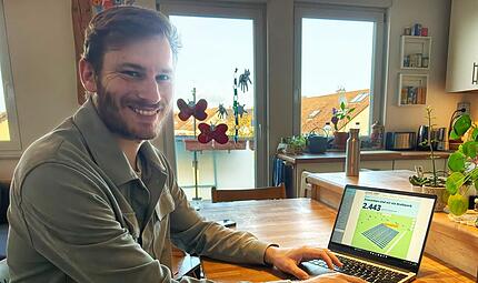 Tobias Rehm ist Initiator der Aktion Balkonien'25. Tobias Rehm ist Initiator der Aktion Balkonien'25.