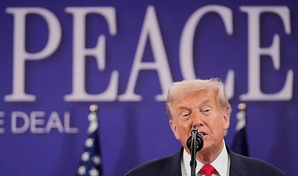 US-Präsident Donald Trump will als Friedensstifter wahrgenommen werden. US-Präsident Donald Trump will als Friedensstifter wahrgenommen werden.