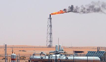 Ölfeld in Saudi-Arabien Ölfeld in Saudi-Arabien