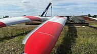Rotorblätter Windpark Großenseebach Rotorblätter Windpark Großenseebach