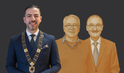 Bürgermeister-Poker in Coburg Can Aydin (links, SPD) wird wohl zum Zweiten Bürgermeister der Stadt Coburg aufsteigen. Dritter Bürgermeister könnte entweder Wolfram Haupt (Mitte, Grüne) werden oder Hans-Herbert Hartan (CSU).