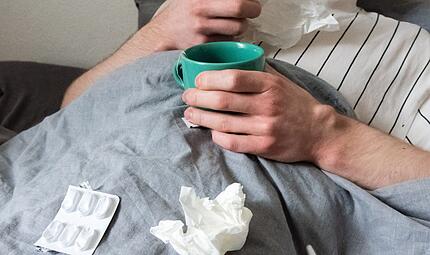 Krank im Bett Krank im Bett