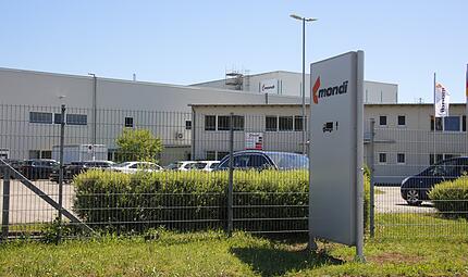 Auf dem Foto zu sehen: Das Gelände der Firma Mondi in Westheim. Auf dem Foto zu sehen: Das Gelände der Firma Mondi in Westheim.