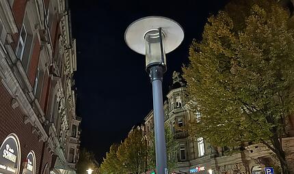 Mohrenstraße Coburg Ungefähr zwei Jahre lang hat diese Straßenlaterne in der Coburger Mohrenstraße nicht gebrannt.