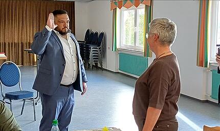 Koberstein leistet Amtseid Koberstein leistet Amtseid