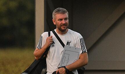 Tim Niechziol, Trainer des TSV Marktzeuln. Tim Niechziol, Trainer des TSV Marktzeuln.