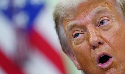 US-Präsident Donald Trump spricht im Oval Office des Weißen Hauses. US-Präsident Donald Trump spricht im Oval Office des Weißen Hauses.