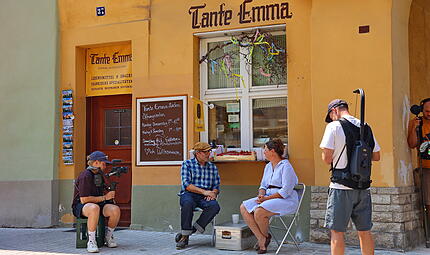 Tante Emma Laden Michelsberg Bamberg BR-Dreh Tante Emma Laden Michelsberg Bamberg BR-Dreh