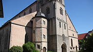 Stadtpfarrkirche St. Magdalena in Münnerstadt Die Stadtpfarrkirche St. Magdalena in Münnerstadt wurde kürzlich saniert.