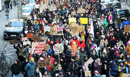Demo gegen Rechts Bamberg Januar 2024 Demo gegen Rechts Bamberg Januar 2024