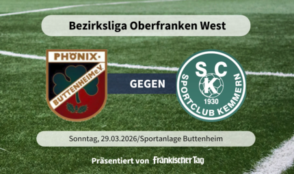 Alle Highlights der Bezirksliga-Partie FSV Phönix Buttenheim gegen SC Kemmern gibt es in unserer Video-Zusammenfassung. Alle Highlights der Bezirksliga-Partie FSV Phönix Buttenheim gegen SC Kemmern gibt es in unserer Video-Zusammenfassung.
