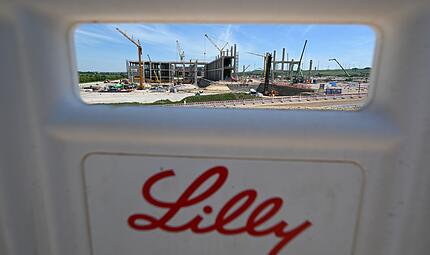 Baustelle des neuen Pharmastandort in Alzey von Eli Lilly Baustelle des neuen Pharmastandort in Alzey von Eli Lilly